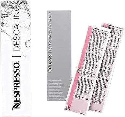 NESPRESSO DESCALING KIT INCLUDES 2 UNITS NEW VERSION