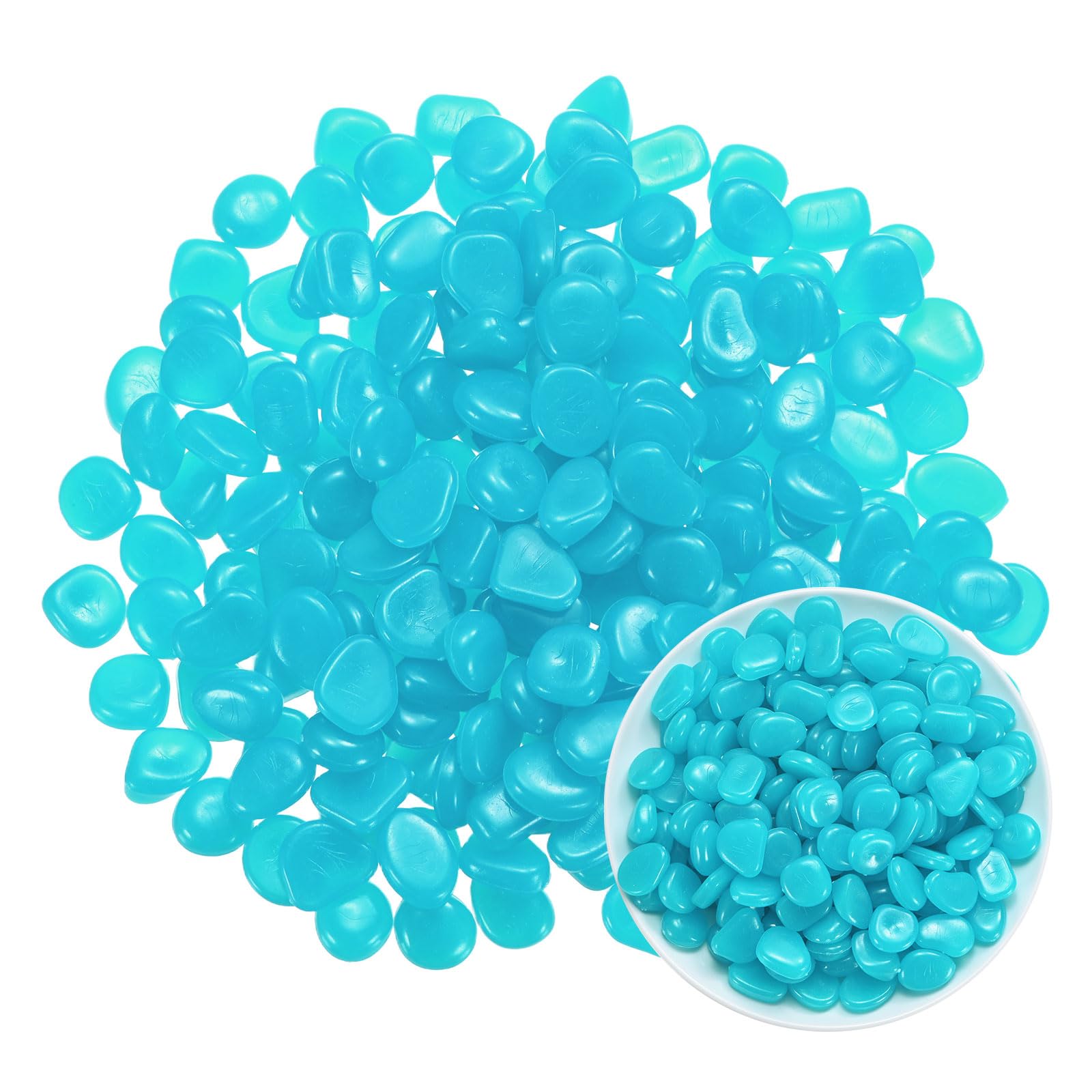 M METERXITY 200-Pack Glow in the Dark Rocks 0.79"