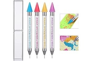 Calsoling 4-Piece Waxless Diamond Art Pens for Seamless Crafting