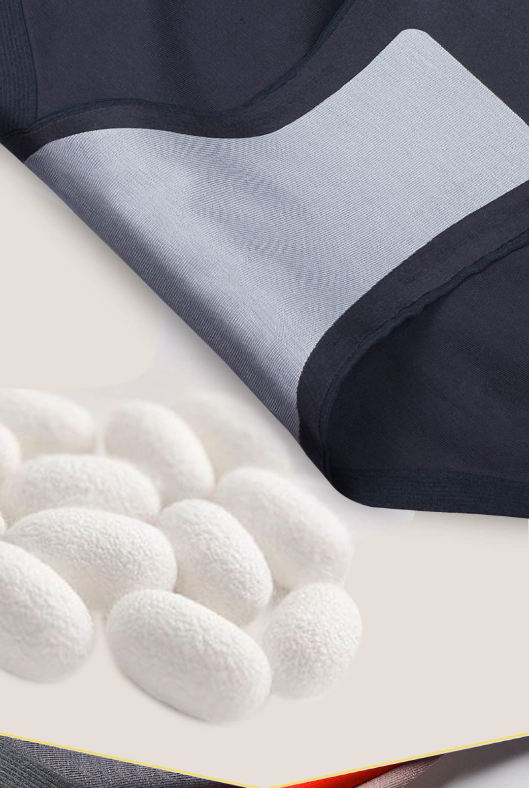Bragas Mujer Algodon Organico 3/5/7 Uds Bragas Sin Costuras Bragas De Mujer Bragas De Modal Bragas De Hilo para Mujer Bragas De Seda 7 Colores L