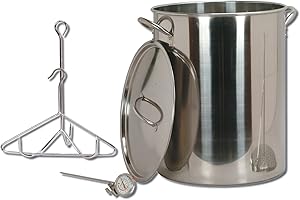 King Kooker 30-Quart Stainless Steel Turkey Pot Package: Large Enough for a Feast