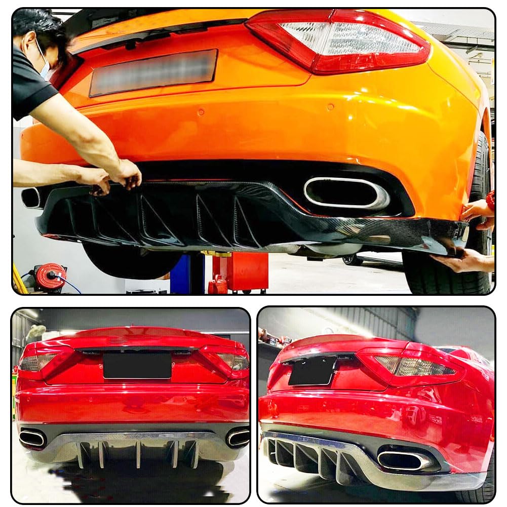 Liberty Walk LB-WORKS Rear Diffuser for M145 Maserati GranTurismo Car Rear Diffuser Lip Compatible For Maserati GranTurismo Converti