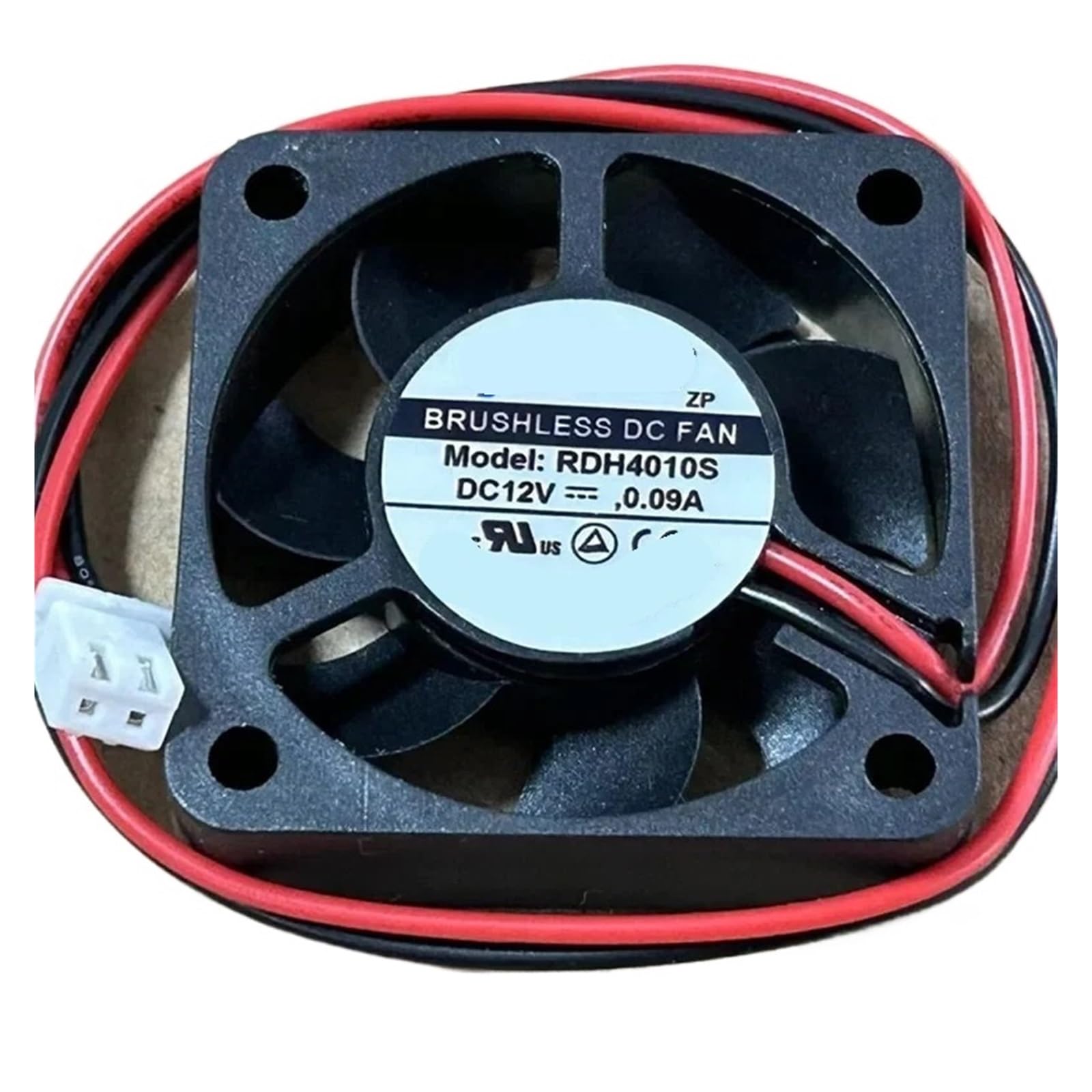 IVEKYKIBC 1pcs RDH4010S DC12V 0.09A 4010 4CM 2 Pin Cooling Fan