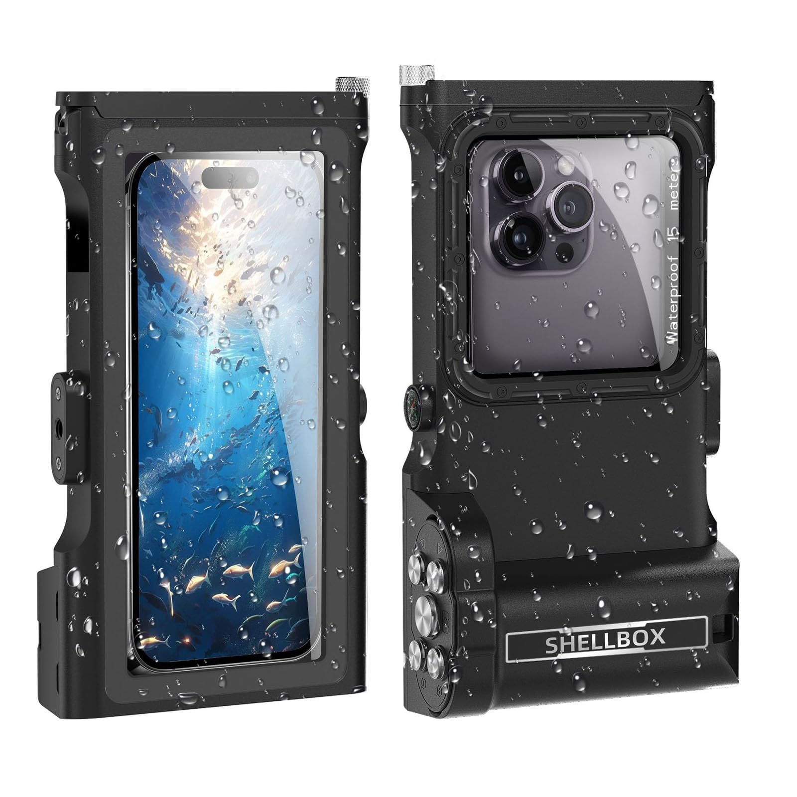 Protecteurs de téléphone étanches 15M avec poignée, HCL