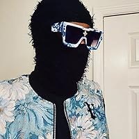 Vista 2 de 2 pasamontañas desgastados de moda, máscaras de esquí, a prueba de viento, para invierno, talla única, máscara de angustia