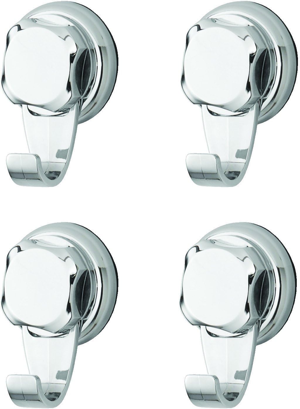 Compactor Bestlock Kitchen Small Hooks, Chrome (Set of 4)