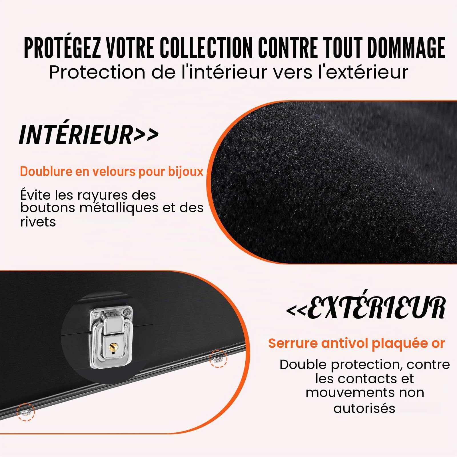 VEVOR Présentoir pour Maillot de Sport, 610x812x40 mm, boîte à Ombre verrouillable de Jersey, Protection UV 98% en Verre PC, cintres, pour Chemise, Uniforme de Baseball, Basket-Ball, Football, Hockey