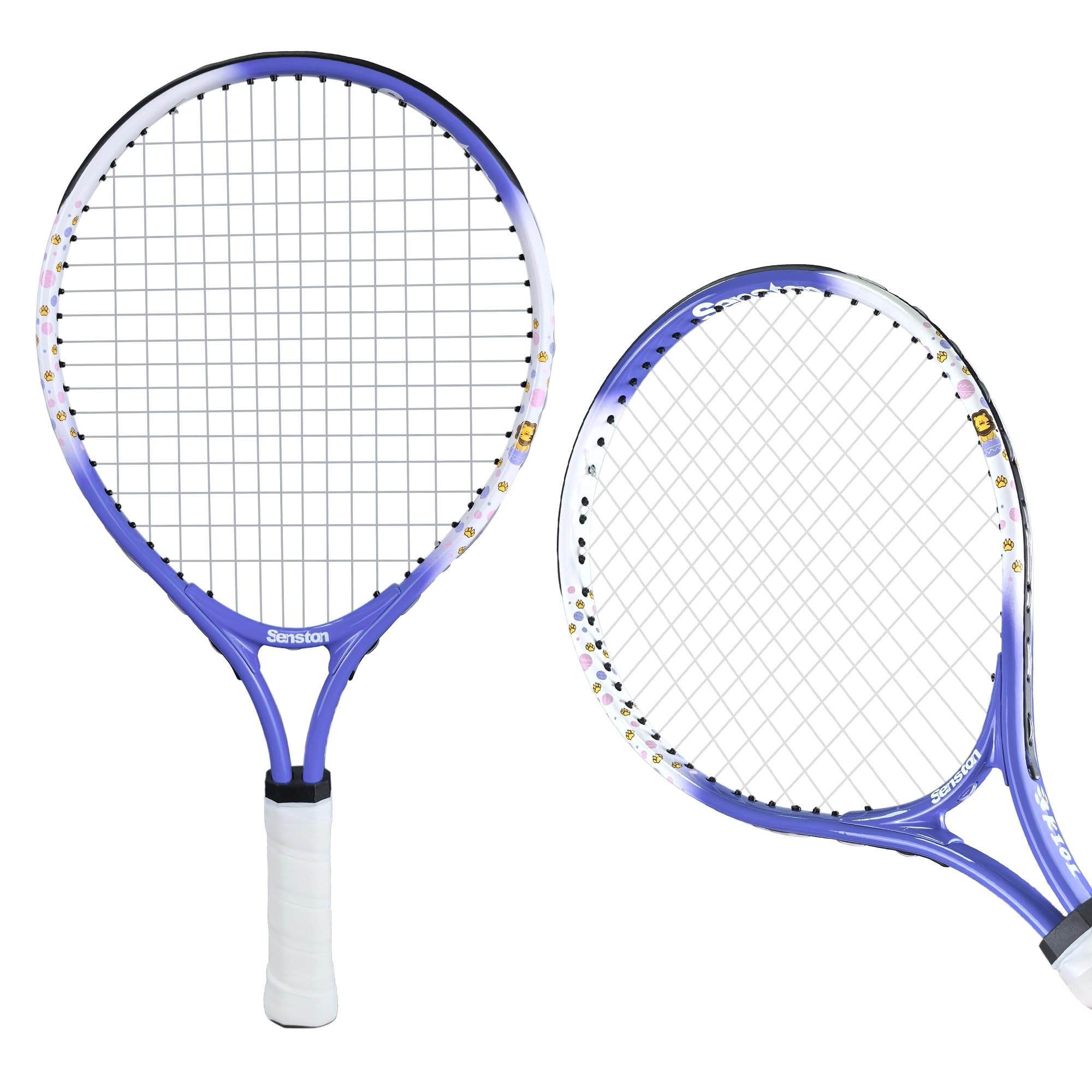 Senston Tennisschläger 17/23 Zoll Tennis Racket für Jugendliche