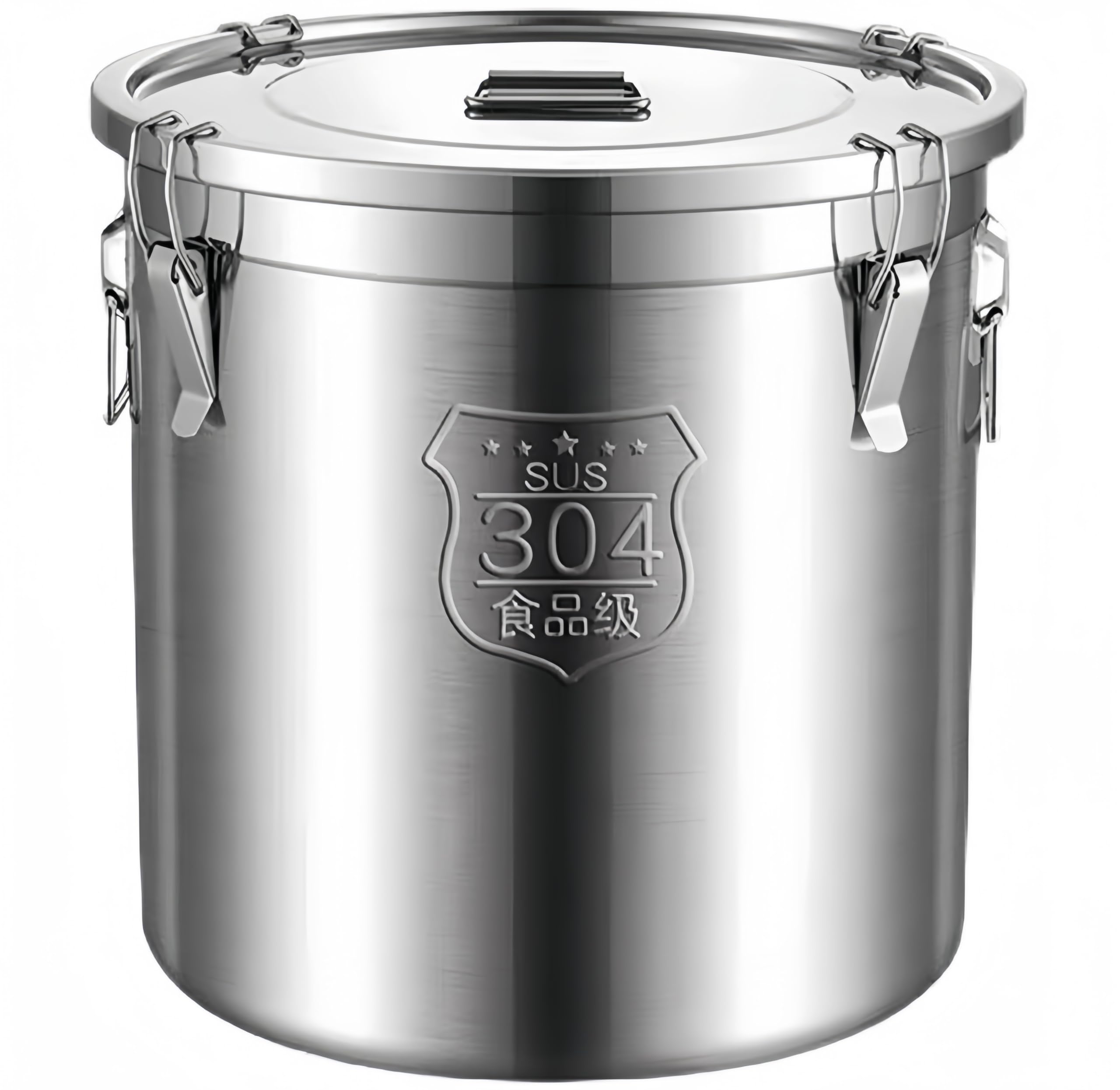 ステンレス保存食缶密閉タイプ 1011-01 密閉缶運搬用 18-8(SUS304)製 手提付 サンダイヤ 厚さ0.6mm