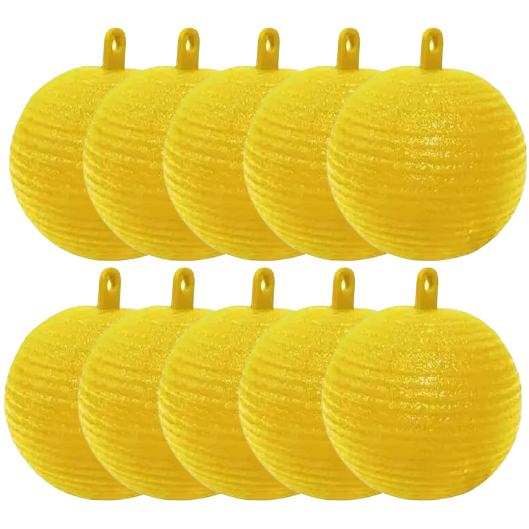 Bolas atrapamoscas de 8,2 cm colgar en huertos y jardines exteriores 10 uds