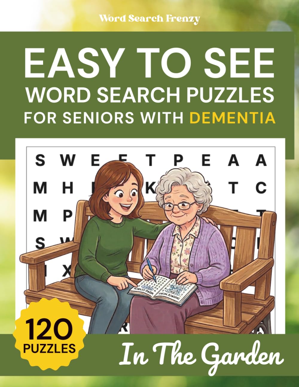 Easy to See Word Search Puzzles For Seniors With Dementia: Large Print Word Find for Seniors | Across and Down Only, No Diagonals or Backward Words