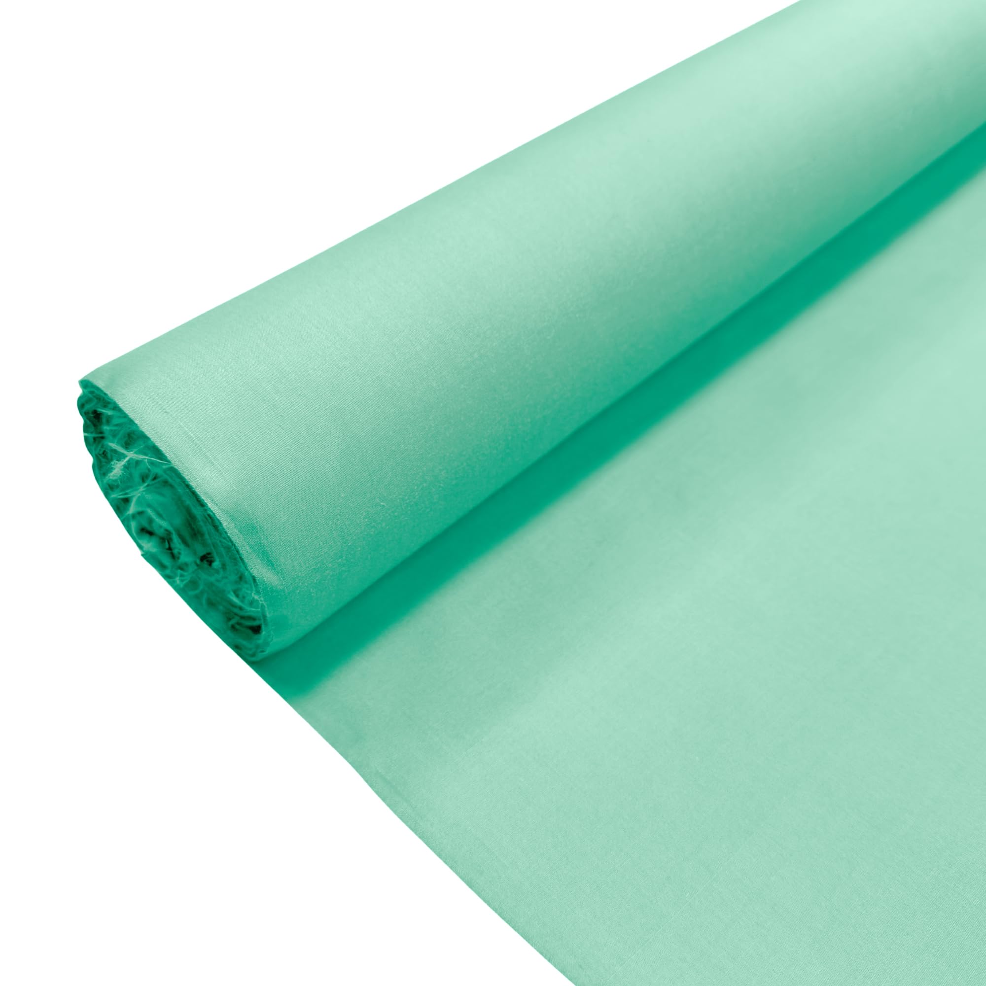 Mint Plain Polycotton Fabric Dress Craft Poly Cotton Material | Fat Quarter (50cm x 55cm) | Soft Poly Cotton for Sewing, Dressmaking, Crafts, Bunting & Lining