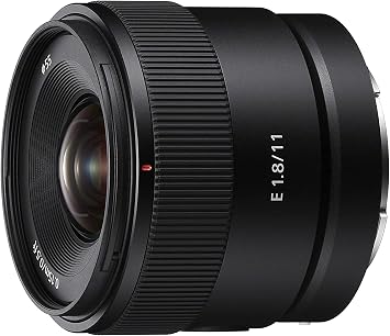 Sony E 11mm F1.8 APS-C Ultra-Wide-Angle Prime for Cameras, Black