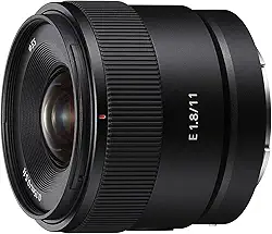 Sony E 11 mm F1.8 APS-C ultra grande angular Prime para câmeras APS-C