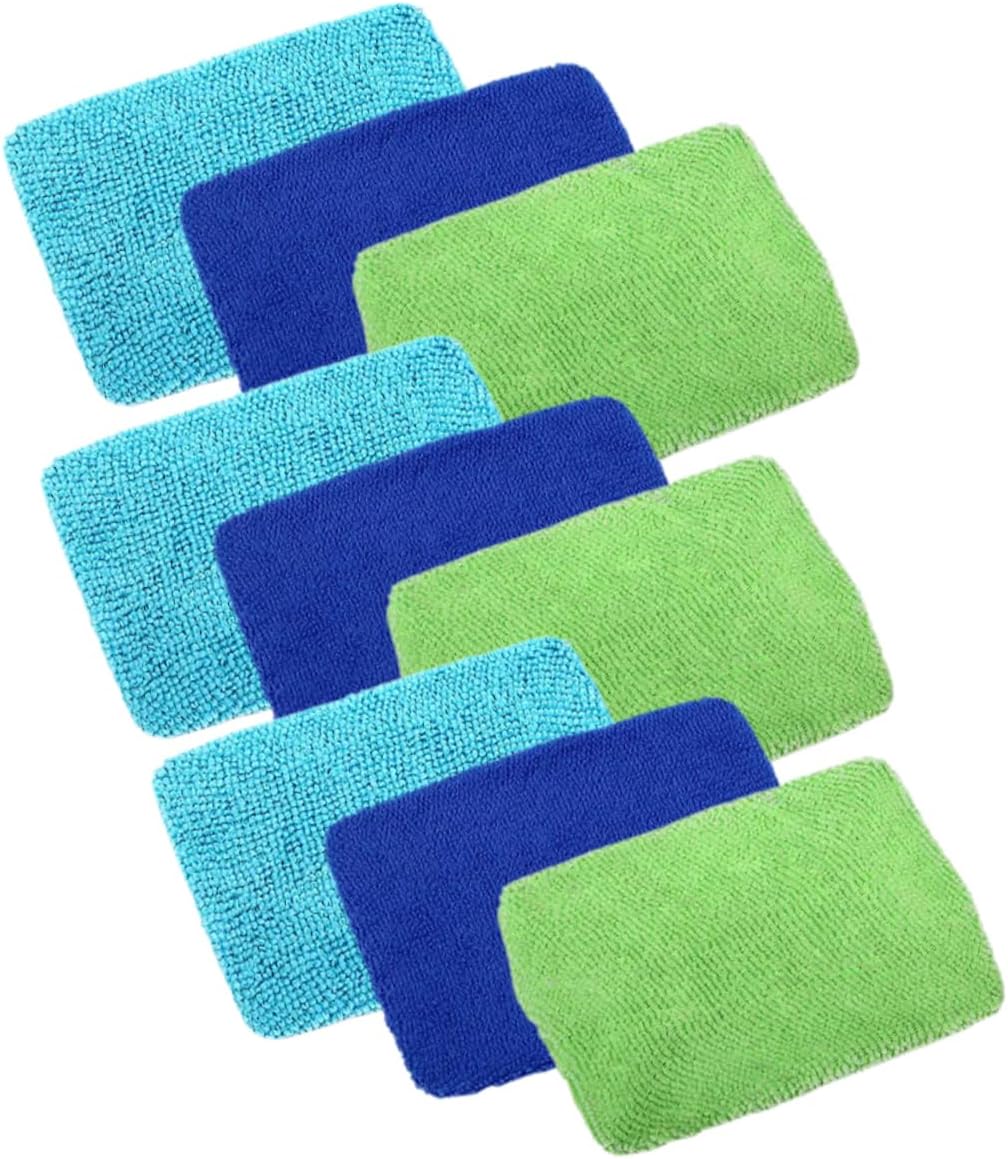 Zerodeko 9pcs Car Windshield Cleaner Tool Window Cleaning Scraper Reusable Cloths Auto Window Cleaning Accessories Screen Cleaner Windshield Wiper