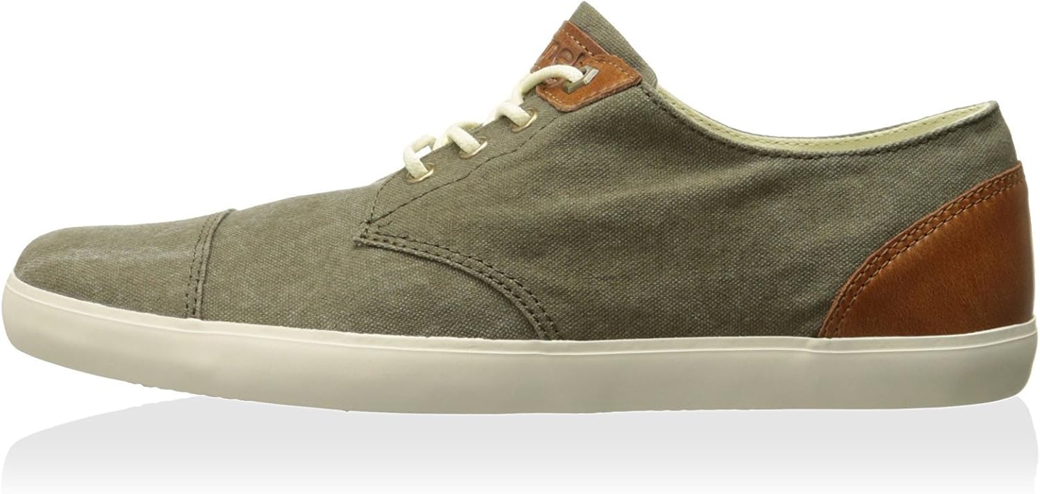 Burnetie Men's Hawk Eyes Lace-Up Low Top Sneaker