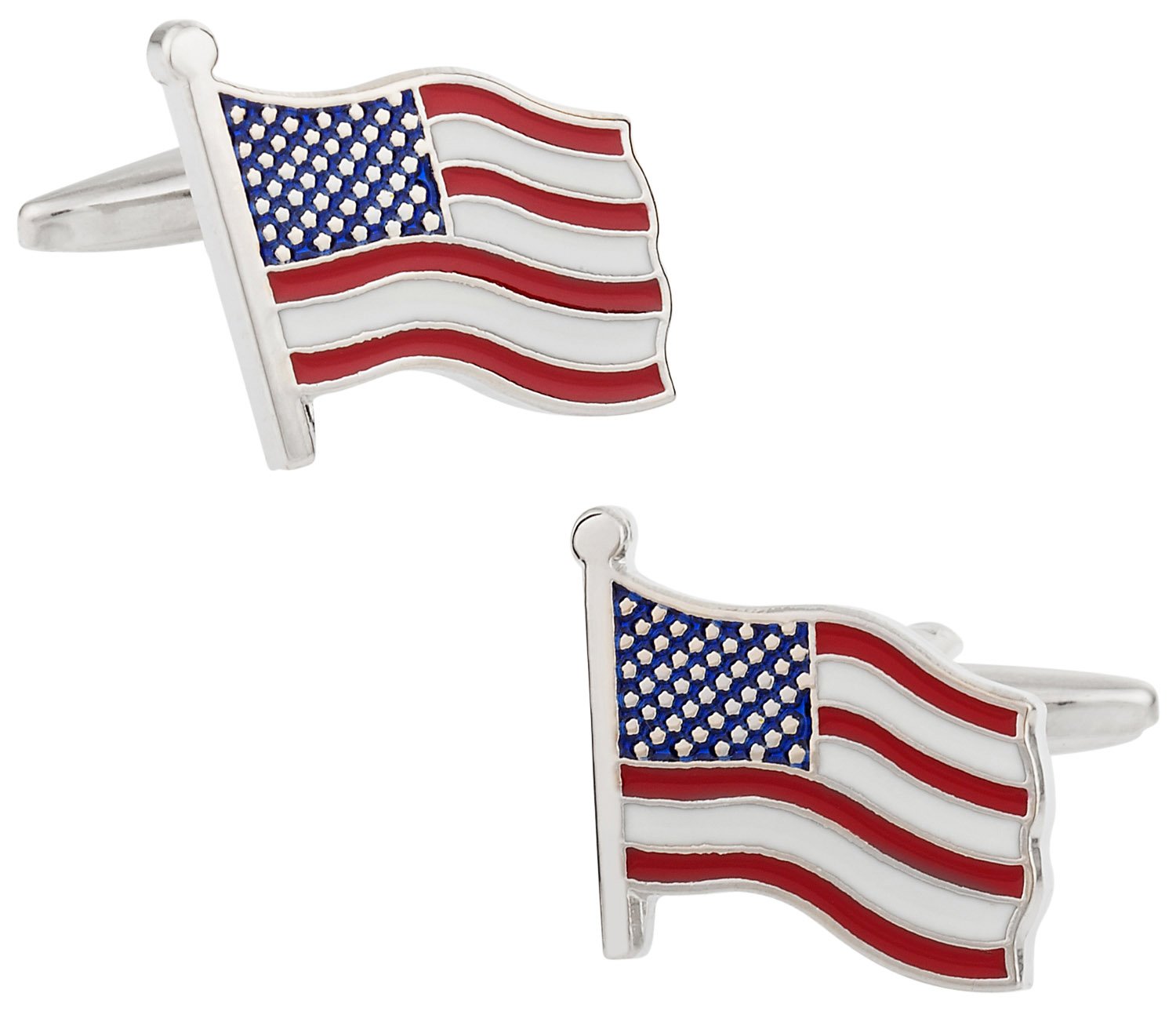 Cuff-Daddy American Flag Cufflinks with Presentation Box