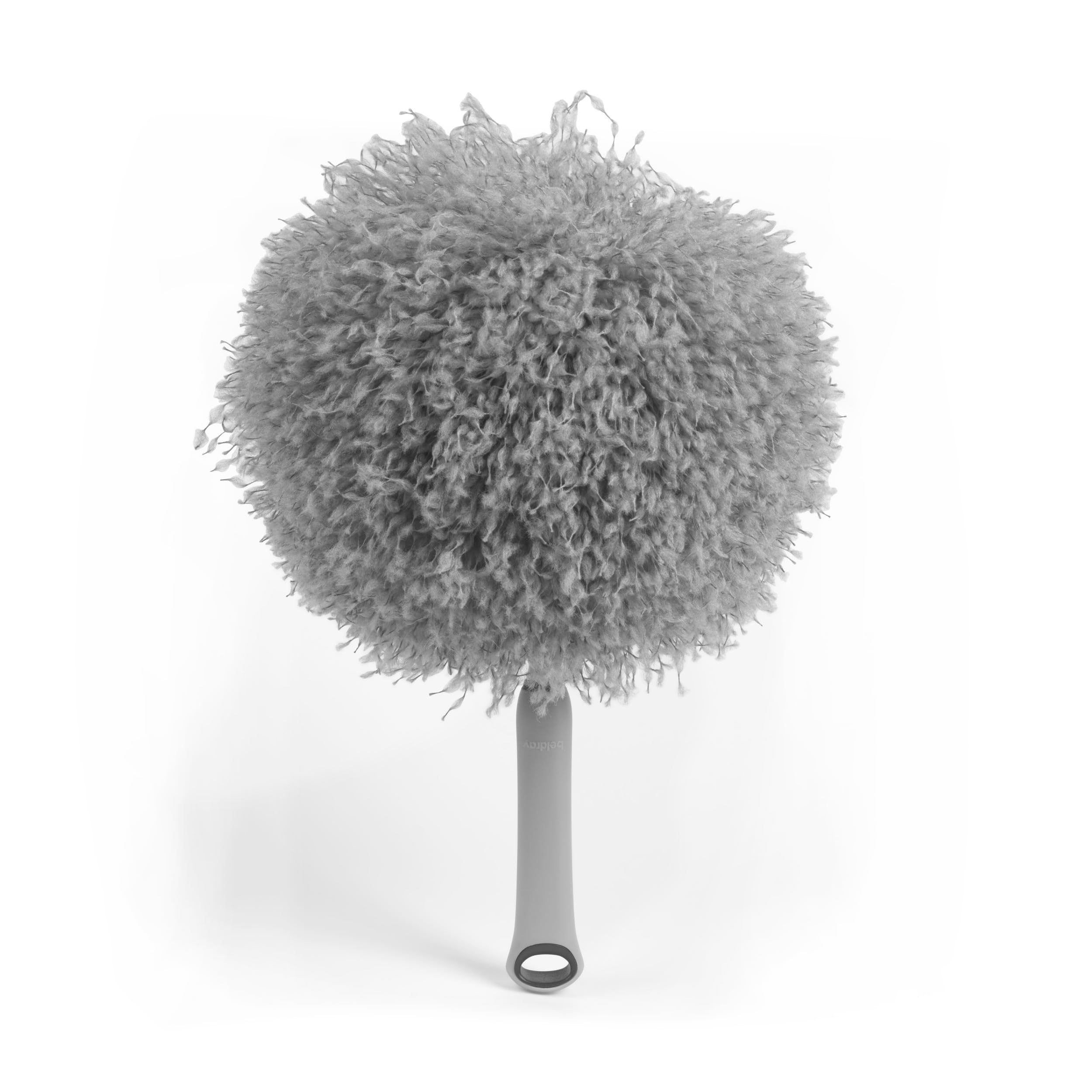 Beldray Delicate Duster - Long Fluffy Fibres Lift & Trap Dust, Easily Dust Around Decorations, Vases, Photo frames, Ornaments, Plants, Removable Head for Easy Cleaning, Non-Slip Handle