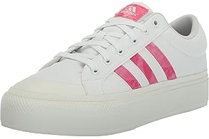 adidas Women's Pink Bravada 2.0 Platform Sneaker