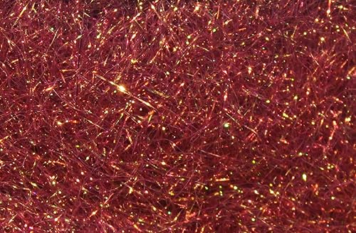 Miniatura 34 de Hareline Fly Tying Ice Dub – Flashy Synthetic Dubbing for Nymphs, Streamers, Steelhead & Salmon Flies Cobre,Martín pescador azul,MINNOW BELLY,Marrón