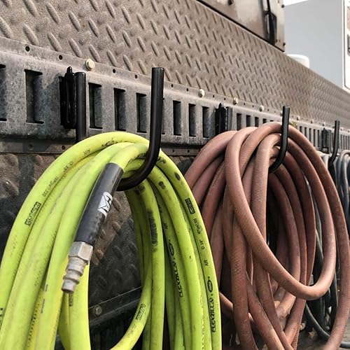 Miniatura 2 de 8 ganchos en J de alta resistencia, herramientas para colgar semirremolques con 2 y 4 pulgadas, accesorios de resorte E Track X Track de acero para