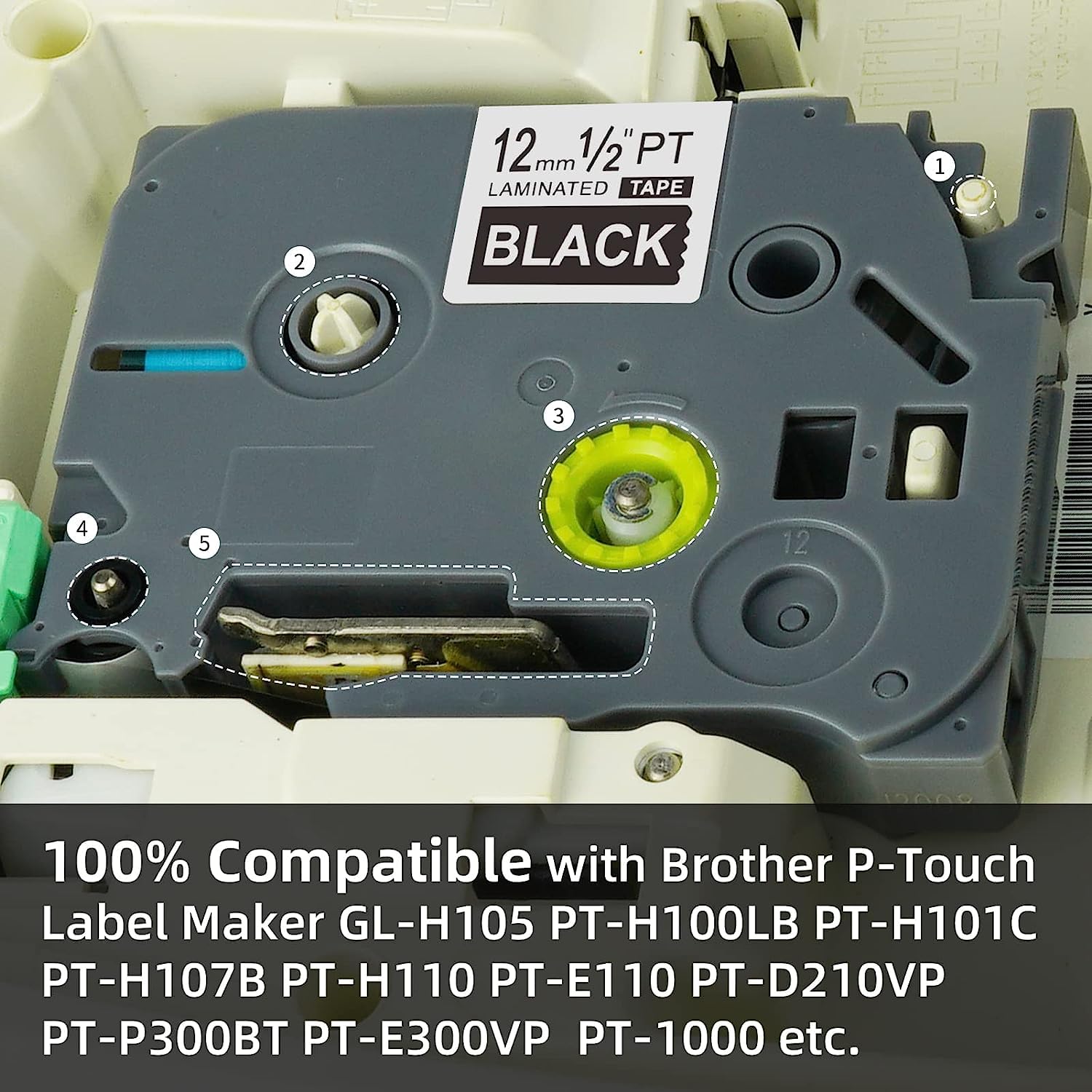 Etichette TZe Per P-touch | Brother - Foto 8