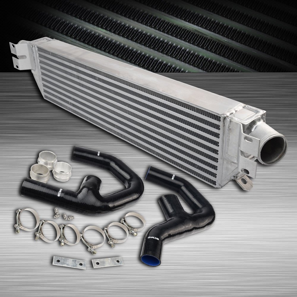 Buy GPLUS urbo Aluminum Turbo Intercooler Kit + Intercooler Pipe Black