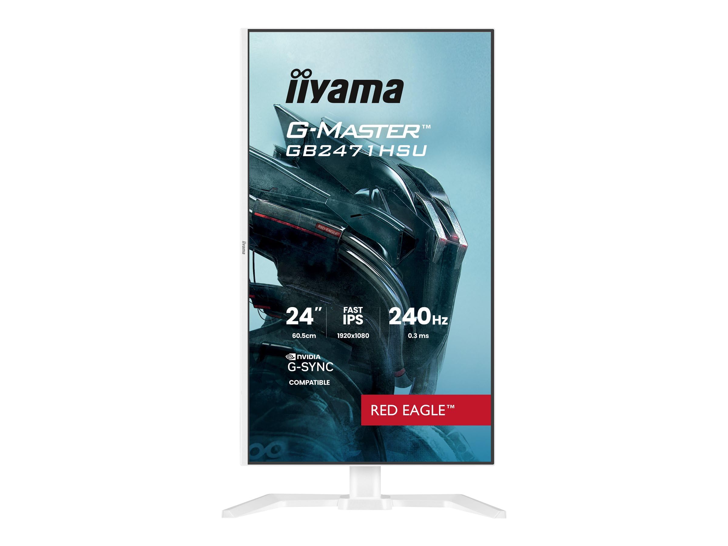 iiyama GB2471HSU-W1-23.8" IPS, 1920x1080/240Hz, 2H1DP, USB-hub, Has