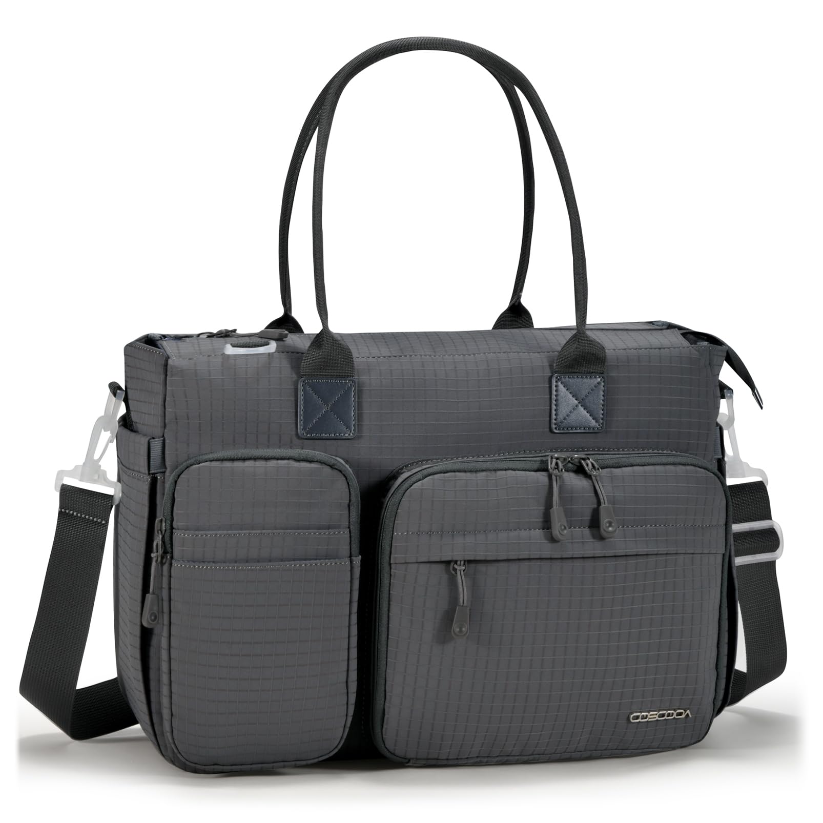 COSCOOA Teacher Tote Bag 15.6 inch Laptop Bag for Women Work Bags with Insulated Pocket,Briefcase for Office, Nursing
