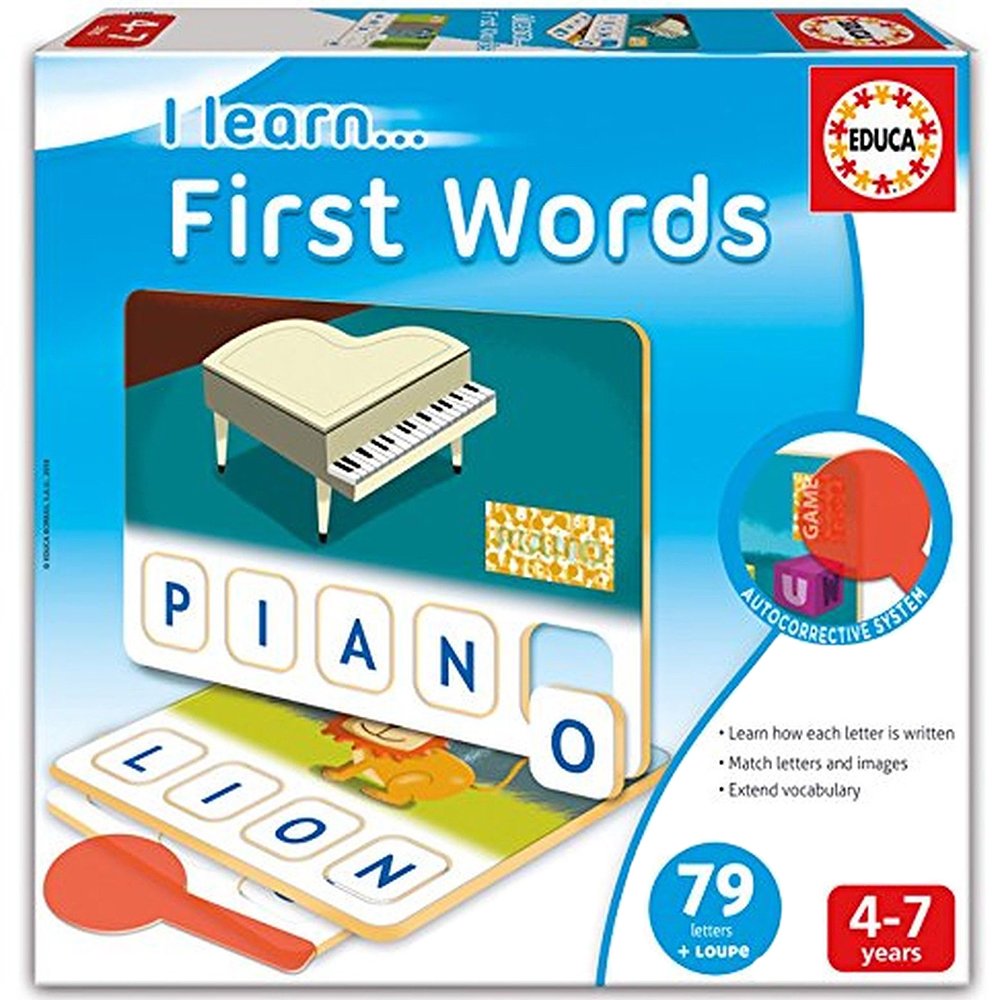 Educa 16417 – I Learn, First Words, Juegos y Puzzles