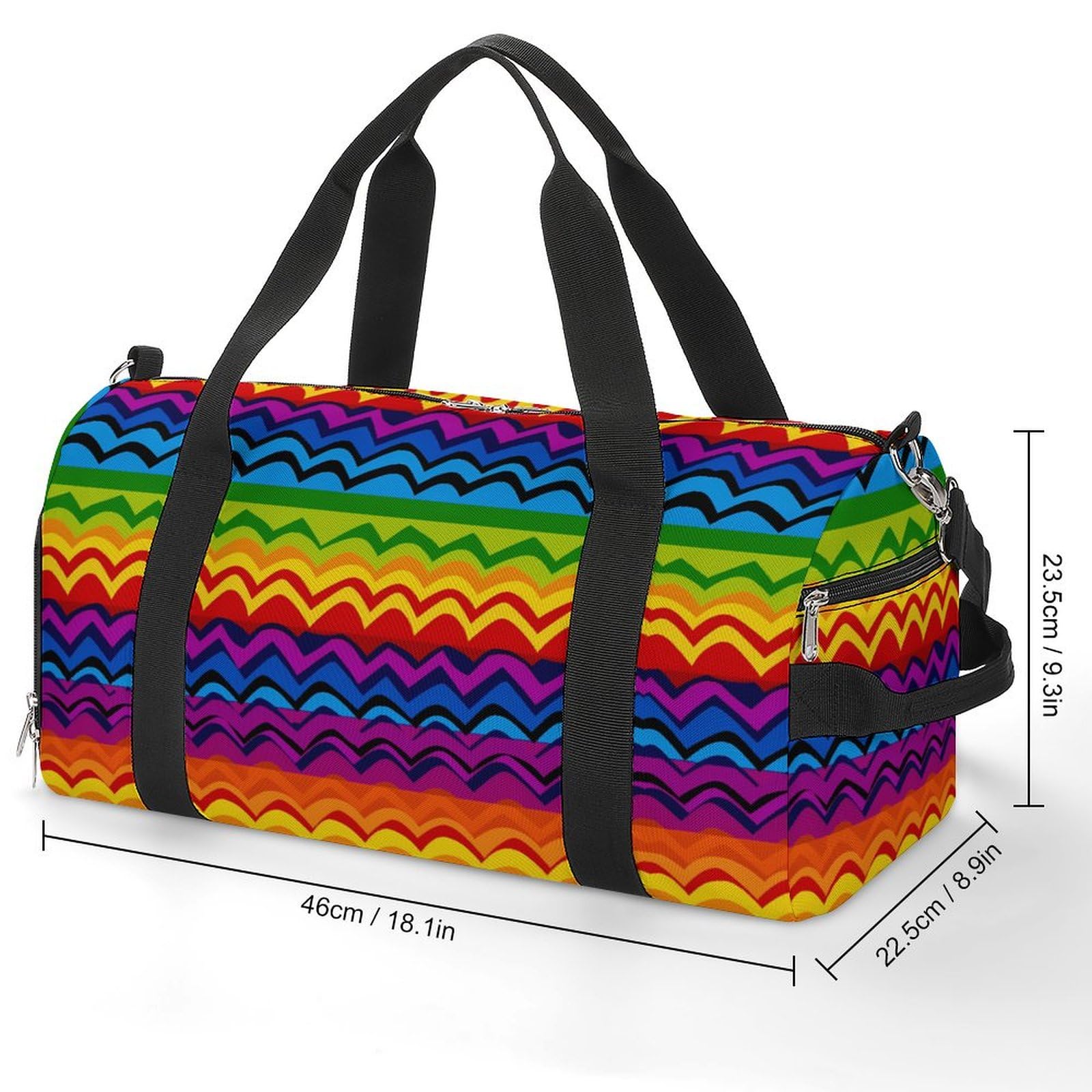 Turnbeutel Gay Pride Regenbogen Muster Turnbeutel für Damen Herren Rucksack Turnbeutel mit Schuhfach Wiederverwendbar Turnbeutel Mini Turnbeutel Gay Pride Regenbogen Muster One Size, Gay Pride