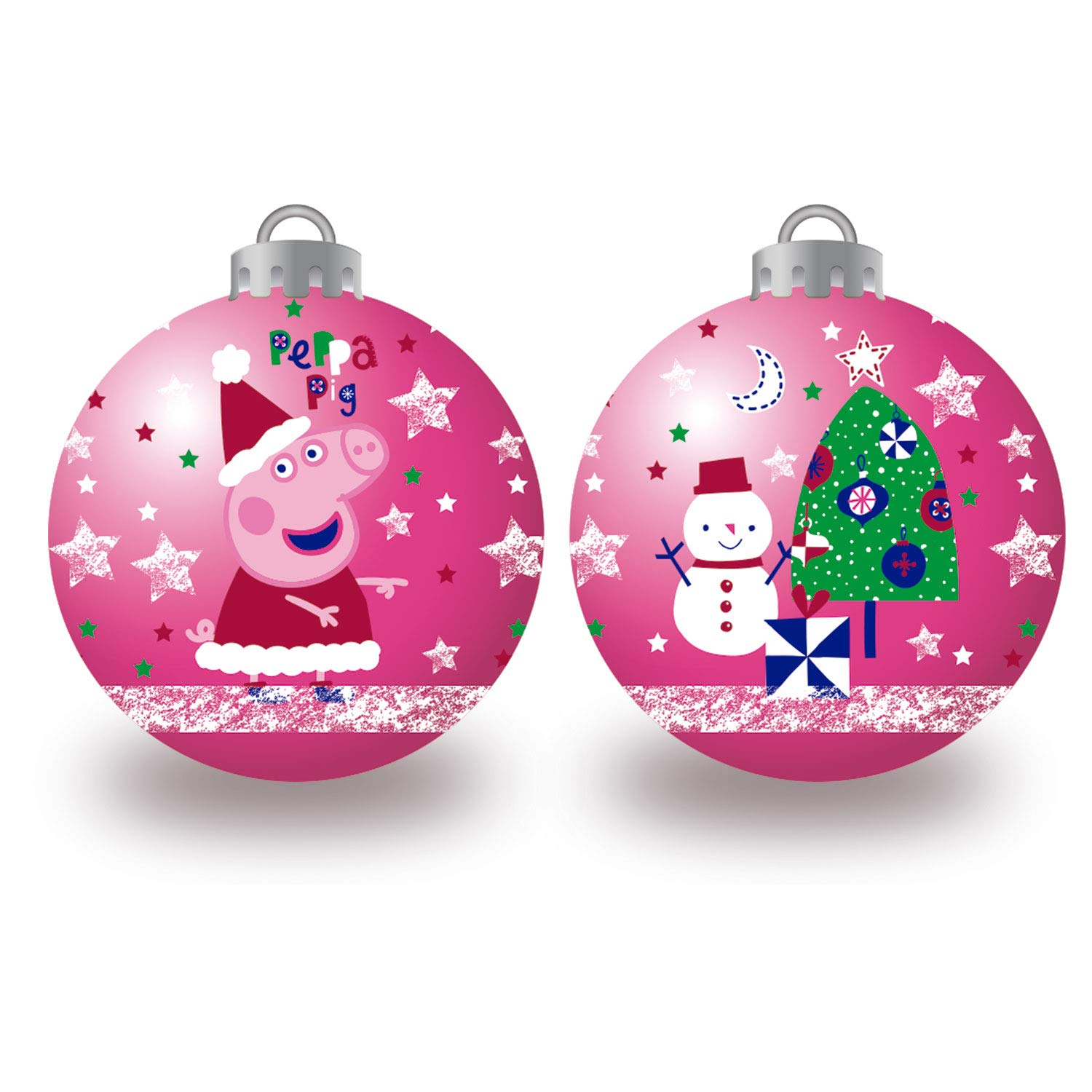 ARDITEX PP14019 Pack de 10 Bolas árbol de Navidad diámetro 6cm. de EONE-Peppa Pig