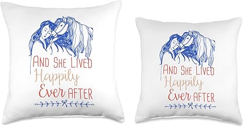 Miniatura 3 de And She Lived Happily Ever After Throw Pillow