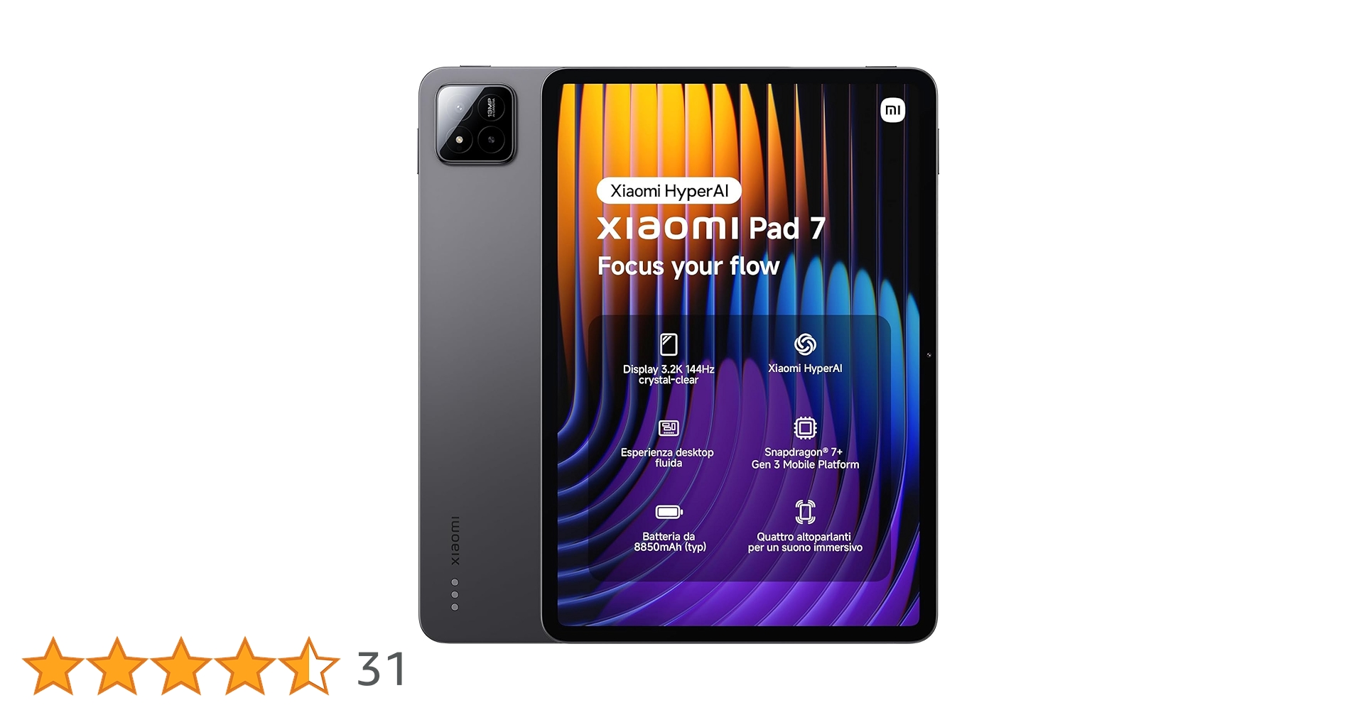 Xiaomi Pad 7, Gray 8GB RAM 256GB Wifi - Global version