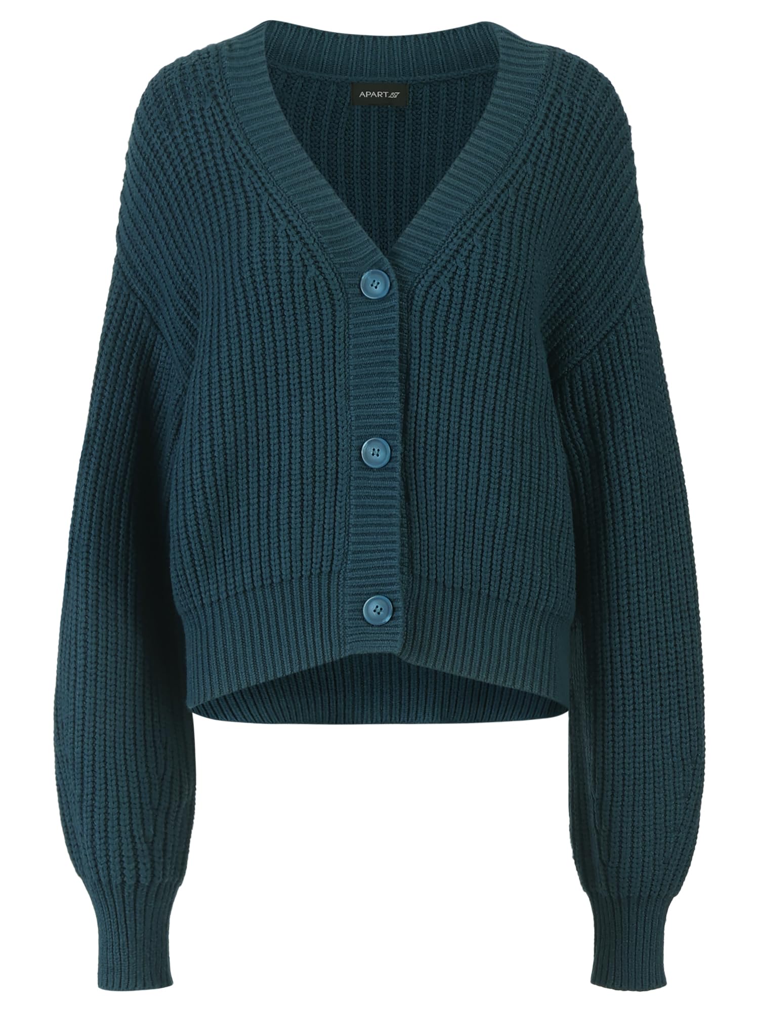 APART Oversized Strickjacke mit Knopfleiste,