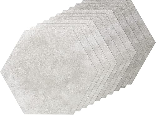 uxcell Adhesivo de pared autoadhesivo para despegar y pegar, 10 unidades, 9 x 8 pulgadas, para decoración del hogar, cocina, baño, color marrón