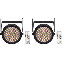Audiosavings Bundle 2 Chauvet DJ EZPAR 64 RGBA ILS Rechargeable Battery RGBA LED Par Wash Up-Light 2 Items