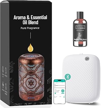 Waterless Essential Oil, Smart Scent Air Machine for Home Aromatherapy Diffuser Oil for Bedroom Home, Office