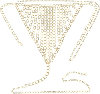Sexy Gothic Thong Panties Bridal Tassel Body Chain Jewelry Bikini Metal Festival Waist Body Chain Statement Panties Jewelry for Women