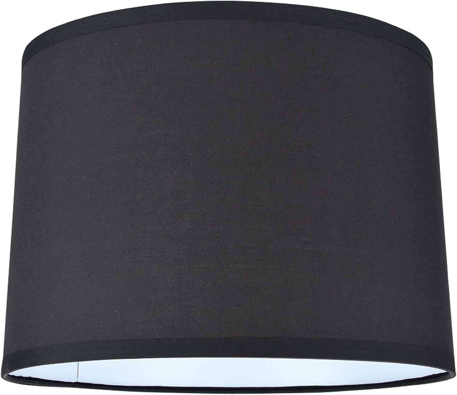 Fеаturеd Prоduсt Aspen Creative 31066 Transitional Hardback Drum (Cylinder) Shape Spider Construction Lamp Shade in Black, 14 wide (13 x 14 x 10)