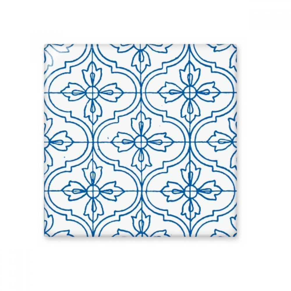 Carrelage céramique bleu Talavera motif brillant décoratif pour mur de cuisine 10x10 cm