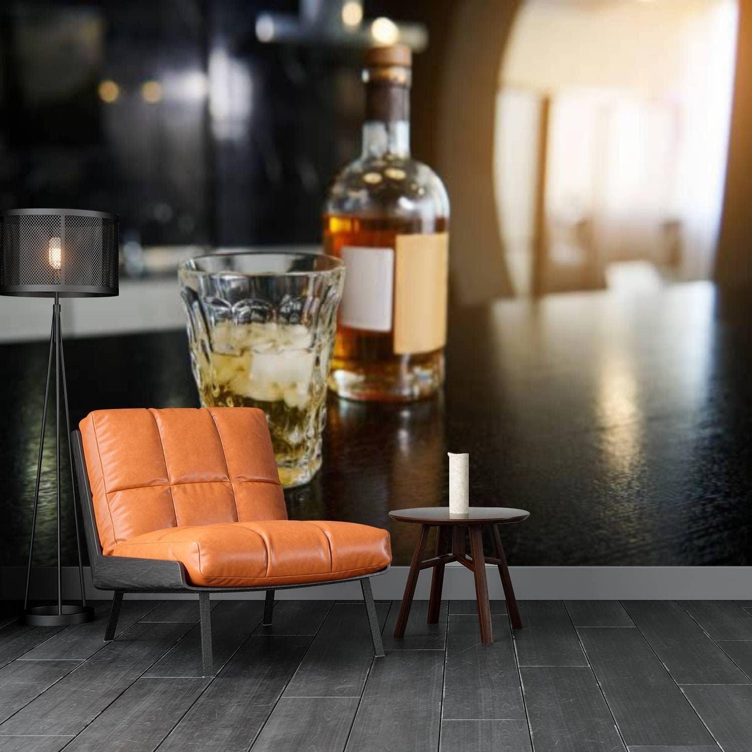 Vaso De Whisky Mural De Pared, Foto De Pared 3D Pelar Y Pegar Papel Pintado Autoadhesivo, Pegatina Decoración Del Hogar Fondo De Tv Pintura De Pared Artística Grande Carteles De-573159222885