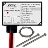 AC/DC 12V SPST 20Amp 250Vac/30Vdc Power Relay Module, Plastic Enclosure and Pre-Wired