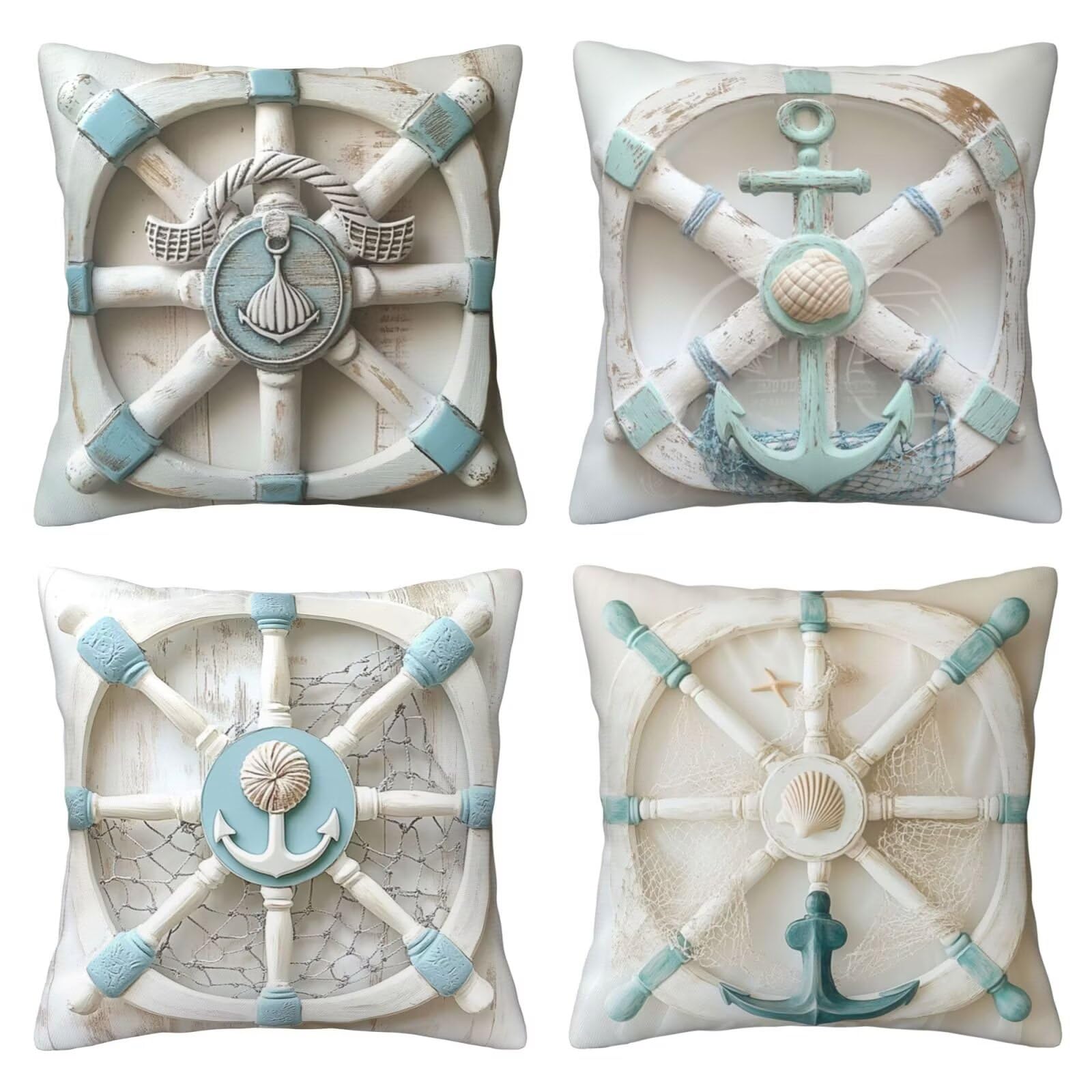 Housses de coussin 60x60 cm lot de 4 pour rénover un canapé fatigué