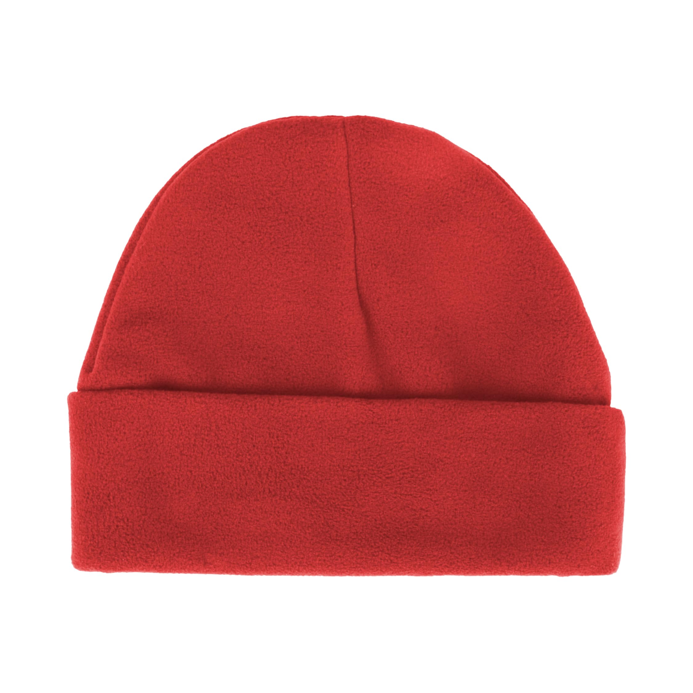 Adventure Togs Kids Hat - Micro Fleece Thermal Material, Beanie Hats, Toddler, Unisex, Girls or Boys School Wear Red Small