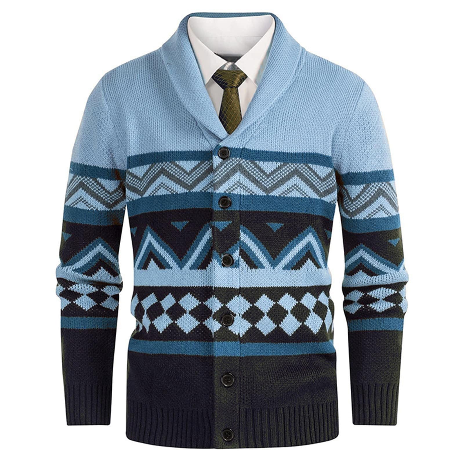 Cárdigan de invierno para hombre que elimina el frío con estilo casual y elegante 3