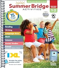 Summer Bridge Activities First Grade Workbook to Second Grade Workbook, Math, Language Arts, Science, Social Studies, Fitness, 1st Grade to 2nd Grade Workbook With Flash Cards, Stickers, eBooks & More