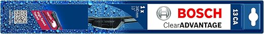 Bosch Wiper Blade 3397016582KTS CLEAR Advantage, Single, 22 Inch, Driver Side, Comes with Easy to Install Quick-clip Adapter