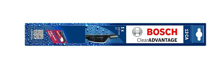 Bosch Wiper Blade 3397016582KTS CLEAR Advantage, Single, 22 Inch, Driver Side, Comes with Easy to Install Quick-clip Adapter