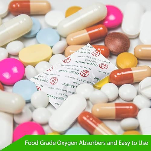 Miniatura 4 de SurpOxyLoc (30 bolsitas) Absorbentes de oxígeno de 2000 cc para almacenamiento de alimentos, paquetes de absorbentes de oxígeno de grado alimenticio